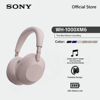 Sony หูฟัง Headphones รุ่น WH-1000XM6 | Wireless Noise Canceling Headphones | Bluetooth® 5.3 | High-Resolution Audio Wir