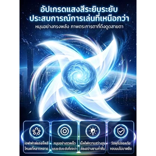 🔥พร้อมส่งในไทย🔥 Naruto Rasengan กระสุนวงจักร คอสเพลย์ หมุนได้ มีไฟ ของเล่นนารูโตะ ใหม่ล่าสุด 2026
