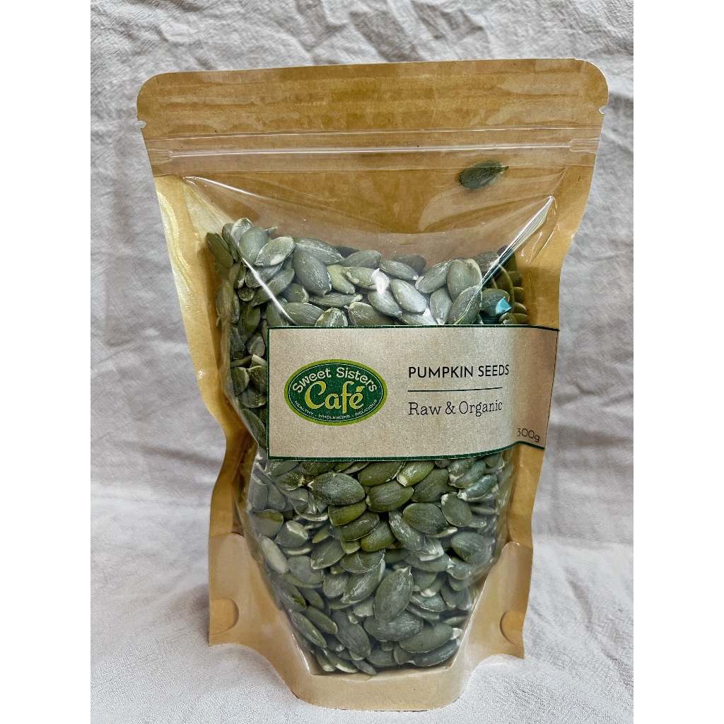 Pumpkin seeds raw or roasted | Sweet Sisters Cafe | 300g | Nuts and seeds