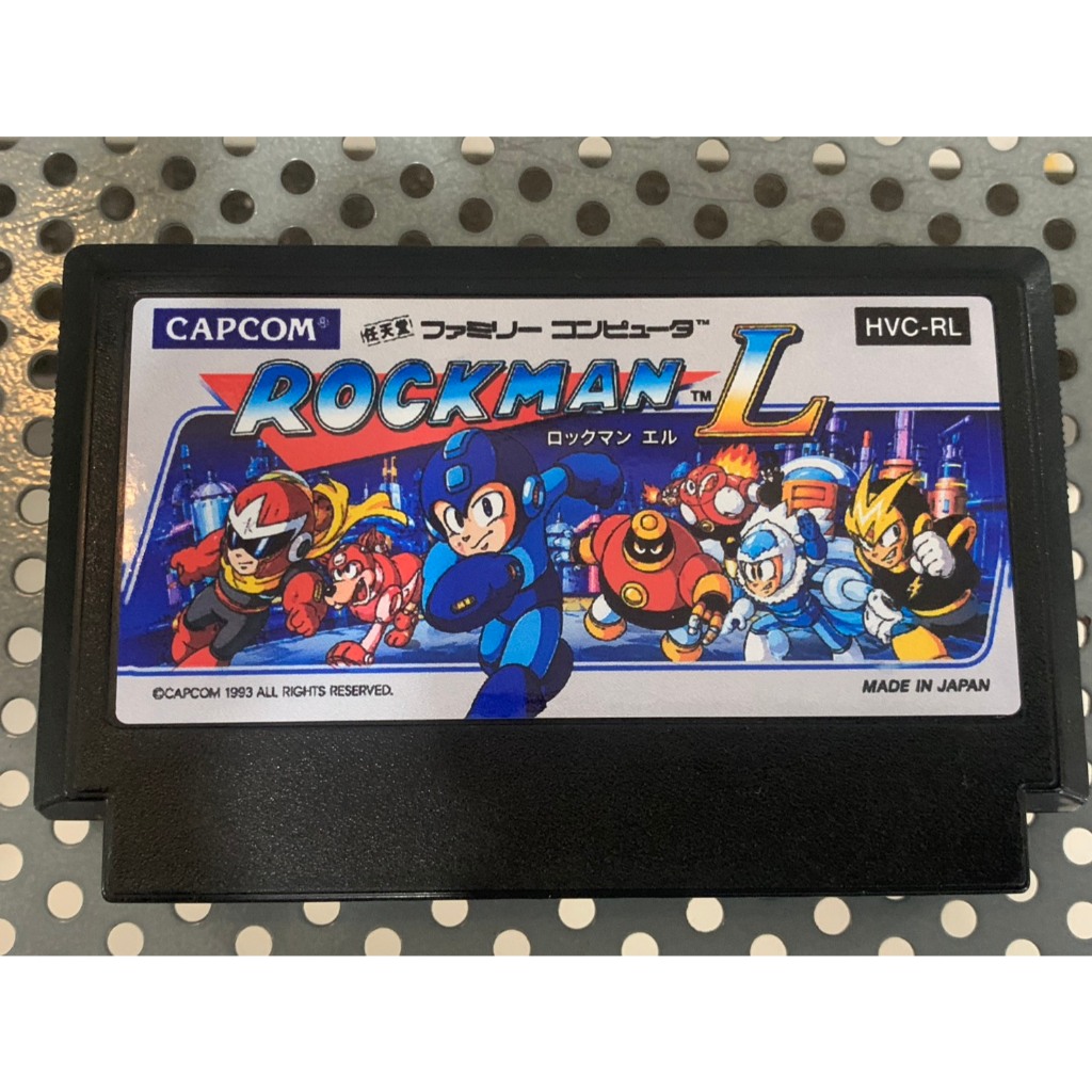 ตลับ FC Rockman L (Rockman 2 Hack) (ตลับ FC Repro)ตลับทำใหม่ ใช้งานได้ปกติ
