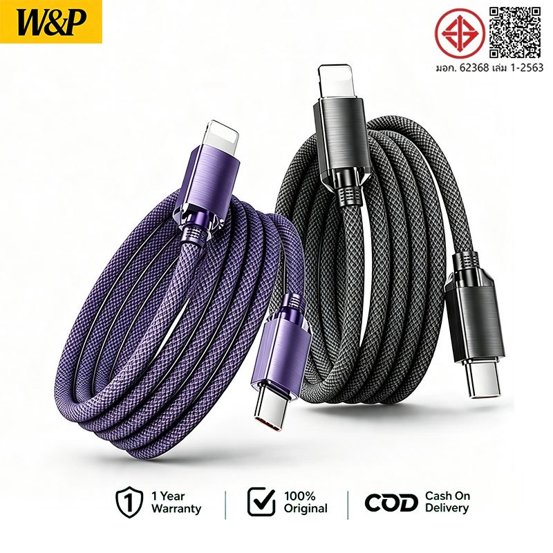 สายเคเบิลชนิด USB C 120W ชนิดชาร์จเร็วสุดๆ ชาร์จ ชาร์จเร็ว Type-C สายชาร์จแบบเร็ว FastCharger Cable