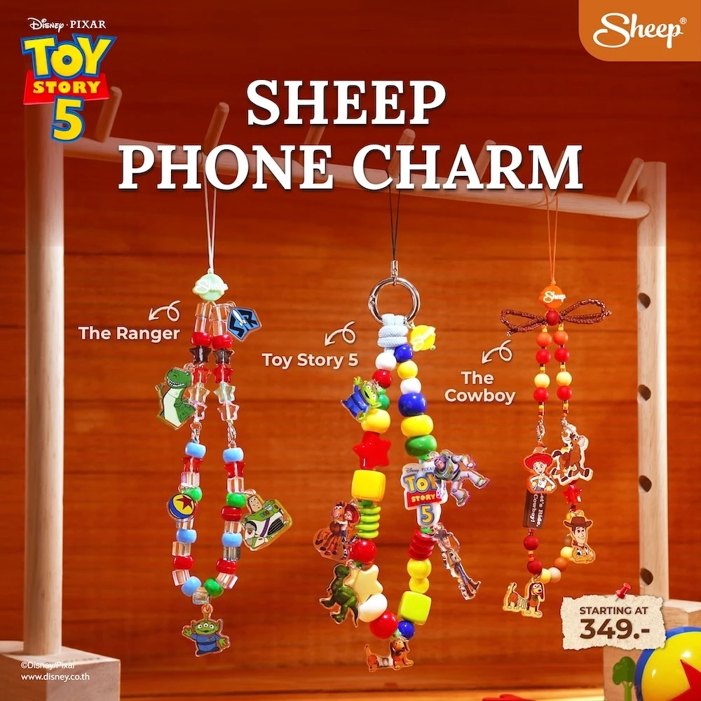 [Strap Toy Story 5] Toy Story 5 Collection สายคล้องมือถือ Strap Phone Charm ลายทอยสตอรี่ ที่ห้อยโทรศัพท์ Charm ลิขสิทธิ์