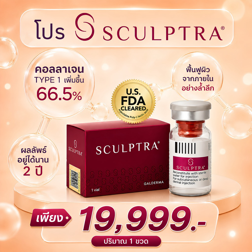 ELYX CLINIC | โปรแกรม Sculptra® Collagen Biostimulator