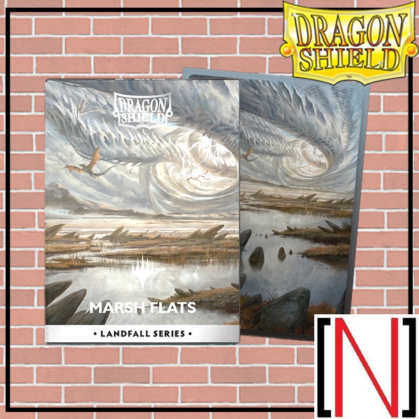 [Sleeve][ซองใส่การ์ด] Dragonshield - Matte Dual Landfall Series Marsh Flats [MTG][Pokemon][FFTCG][Dragon shield]