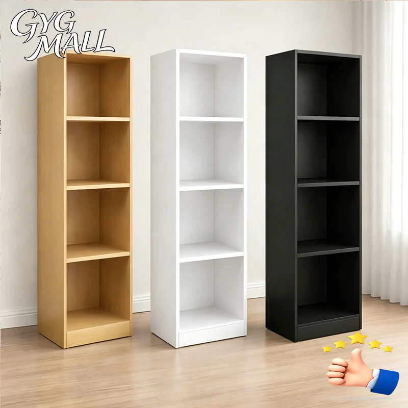 GYG ชั้นวางของ วางหนังสือ ชั้นอเนกประสงค์ สไตล์มินิมอล ชั้นหนังสือ ตู้หนังสือ 3/4/5/6ชั้น เหมาะสำหรับพื้นที่ขนาดเล็ก