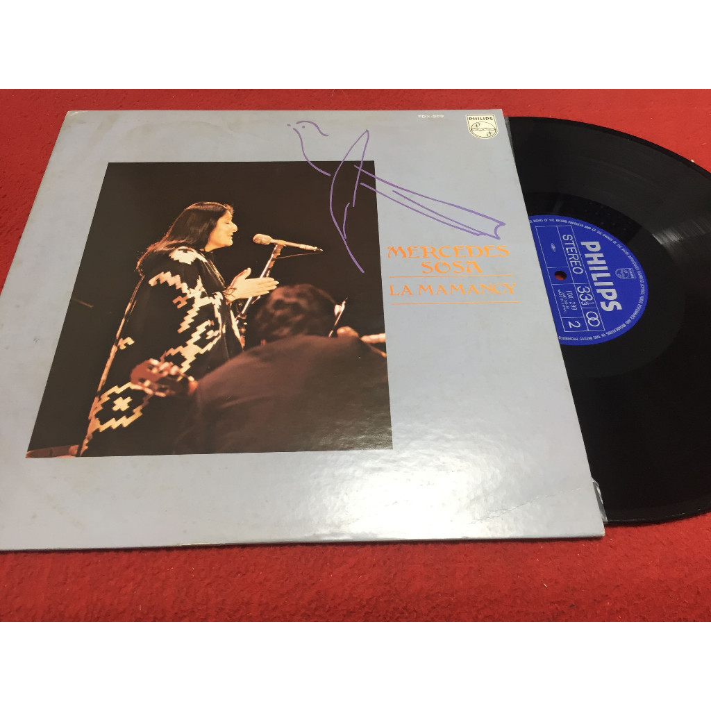 Mercedes Sosa -  La Mamancy  ขนาด 12 นิ้ว LP ร้าน PinHaiMusic B189