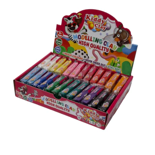 ดินน้ำมันไร้สารพิษ 24 ก้อน 12 สี สำหรับเด็ก Kiddy Clay, NARA Modelling Clay (Non-Toxic Clay)