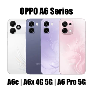 ใหม่ OPPO A6x 5G Dimensity 6300 4G Snap 685 แบต 6500mAhk | A6c UNISOC T7350 แบต 7000mAh A6 Pro 5G ศูนย์ไทย MobileStation