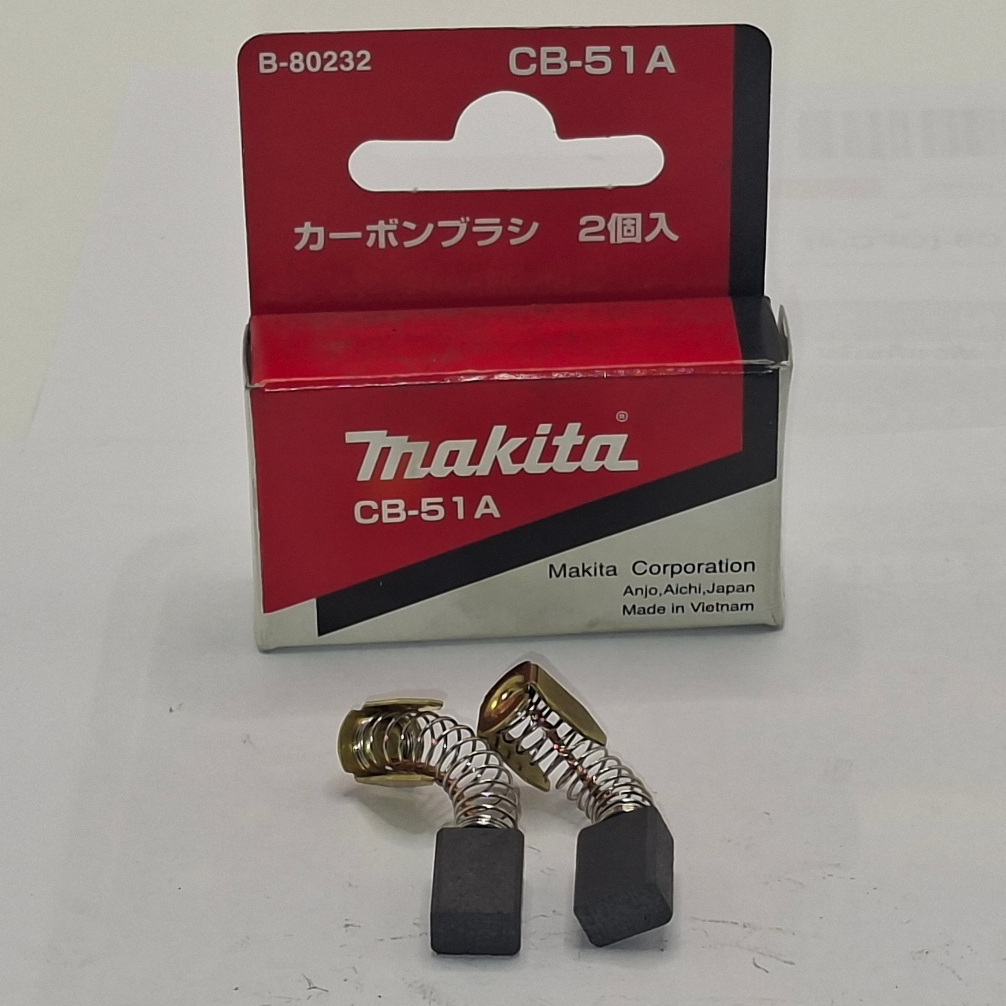 Makita แปรงถ่าน CB-51A ใช้กับรุ่ร 4300BV 6300-4 6300NB 8419B N3701 part no B-80232 สินค้าแท้