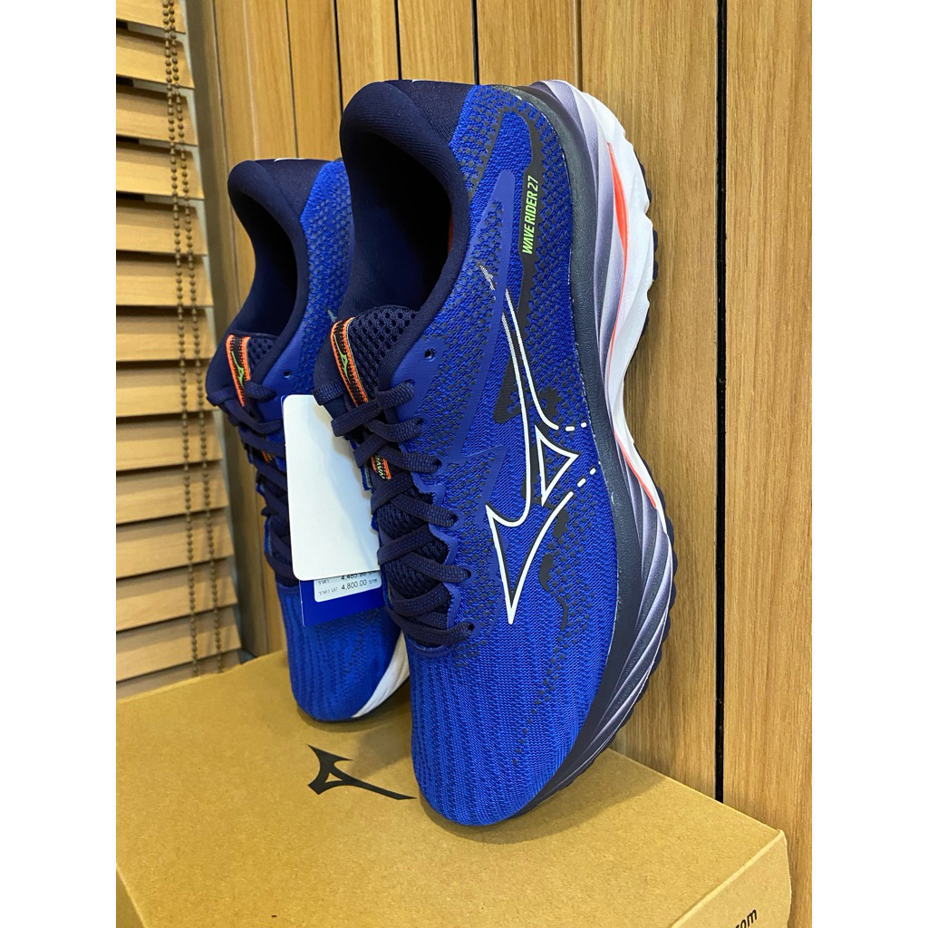 Mizuno Wave Rider 27 รองเท้าวิ่ง ผู้ชาย ค่ะ