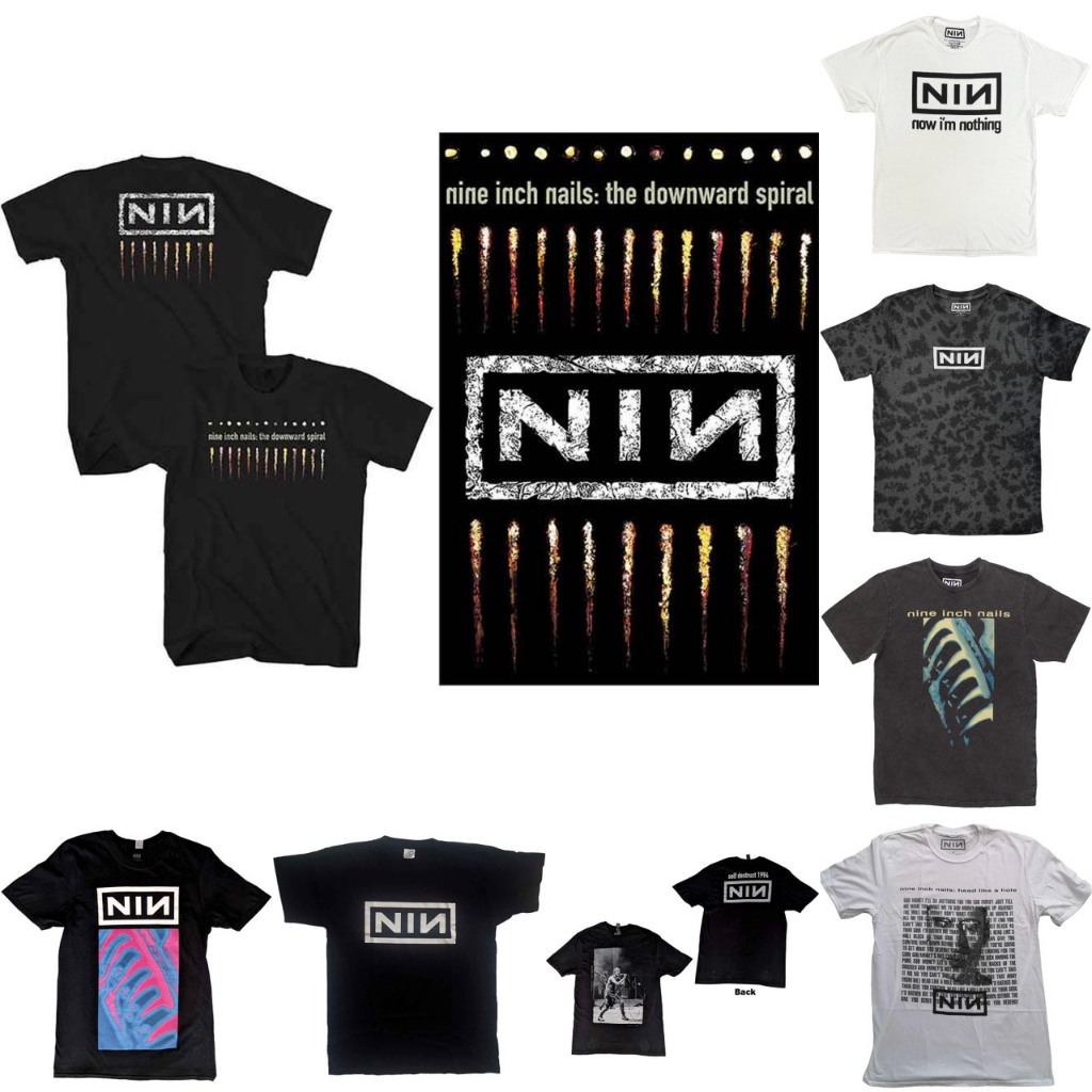 เปิด PREORDER เสื้อวง NINE INCH NAILS - NIN T-SHIRT ลิขสิทธิ์ของแท้ UK