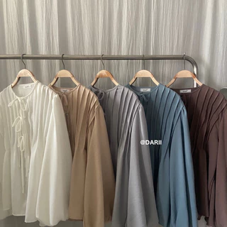 Aimi blouse - ไอมิ - เสื้อแขนยาว แขนบอลลูน