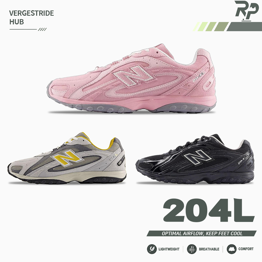 🌏 100% สินค้าแท้👟 NB 204L รองเท้ากีฬาสำหรับชายหญิง