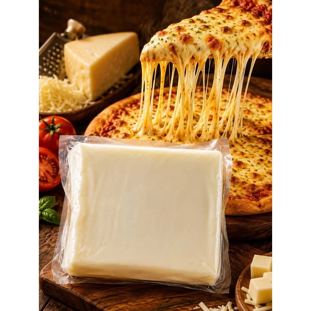 แพ็คเกจใหม่🧀มอสชีสก้อน ค่านม 98% น้ำหนัก 1 KG 🧀