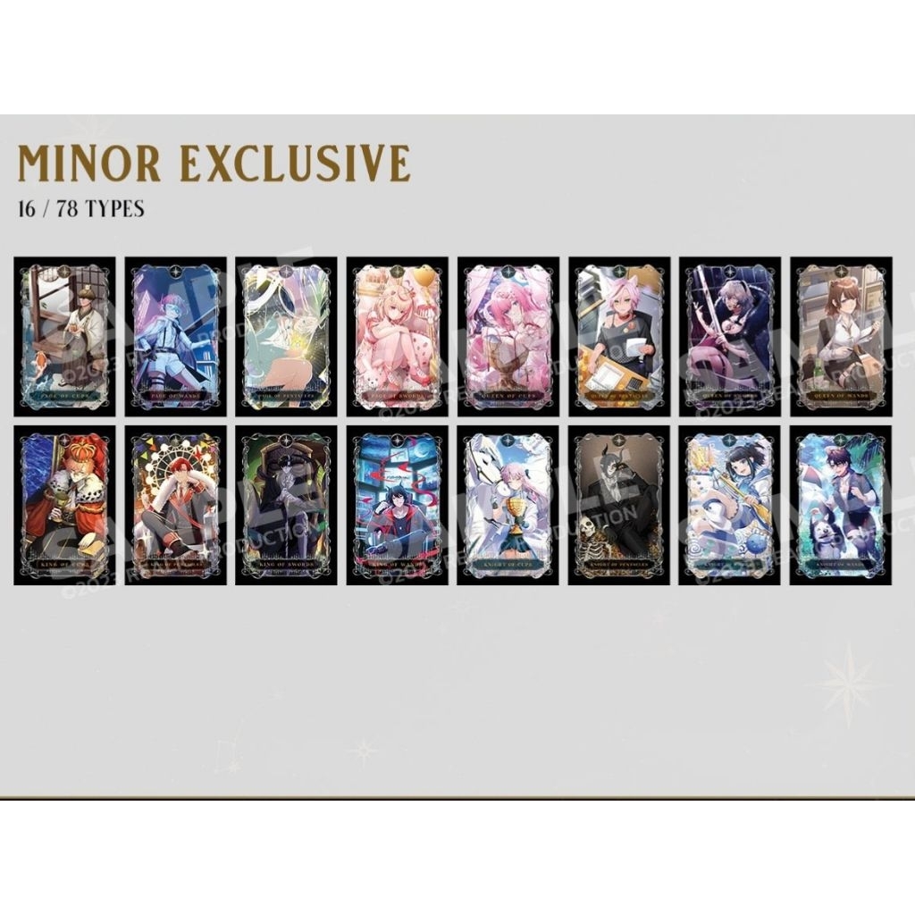 ARP VTUBER (Minor EX ไพ่เงิน) ไพ่อาคาน่า ARP Algor Arcana 2023