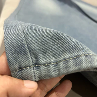 JINJEANS-202 | (XS-9XL) กางเกงยีนส์ขากระบอกใหญ่ baggy jeans สีบลูเฟด