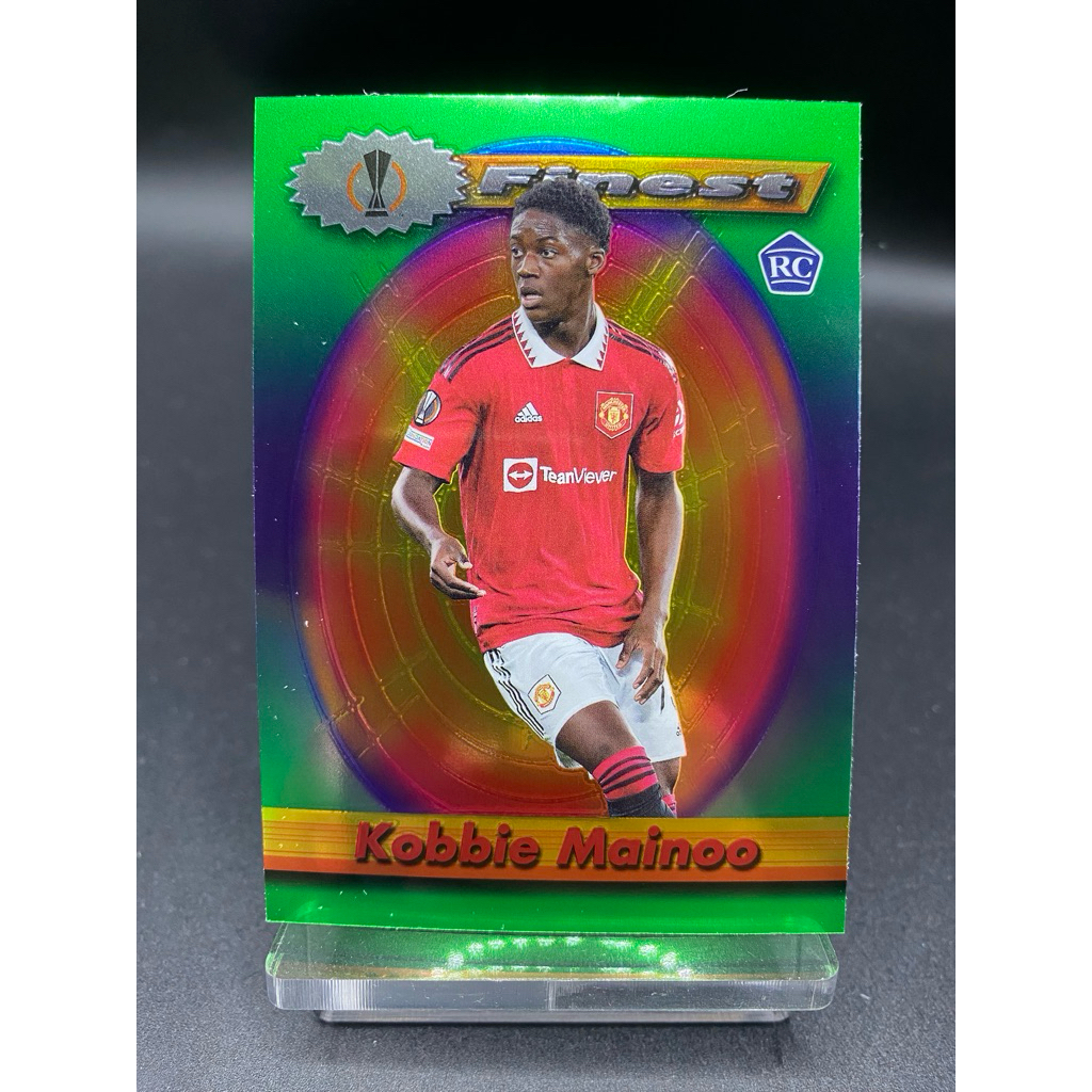 การ์ดฟุตบอล ⚽️ Kobbie Mainoo Finest Moment RC | 2022-23 Topps Finest UEFA Europa League