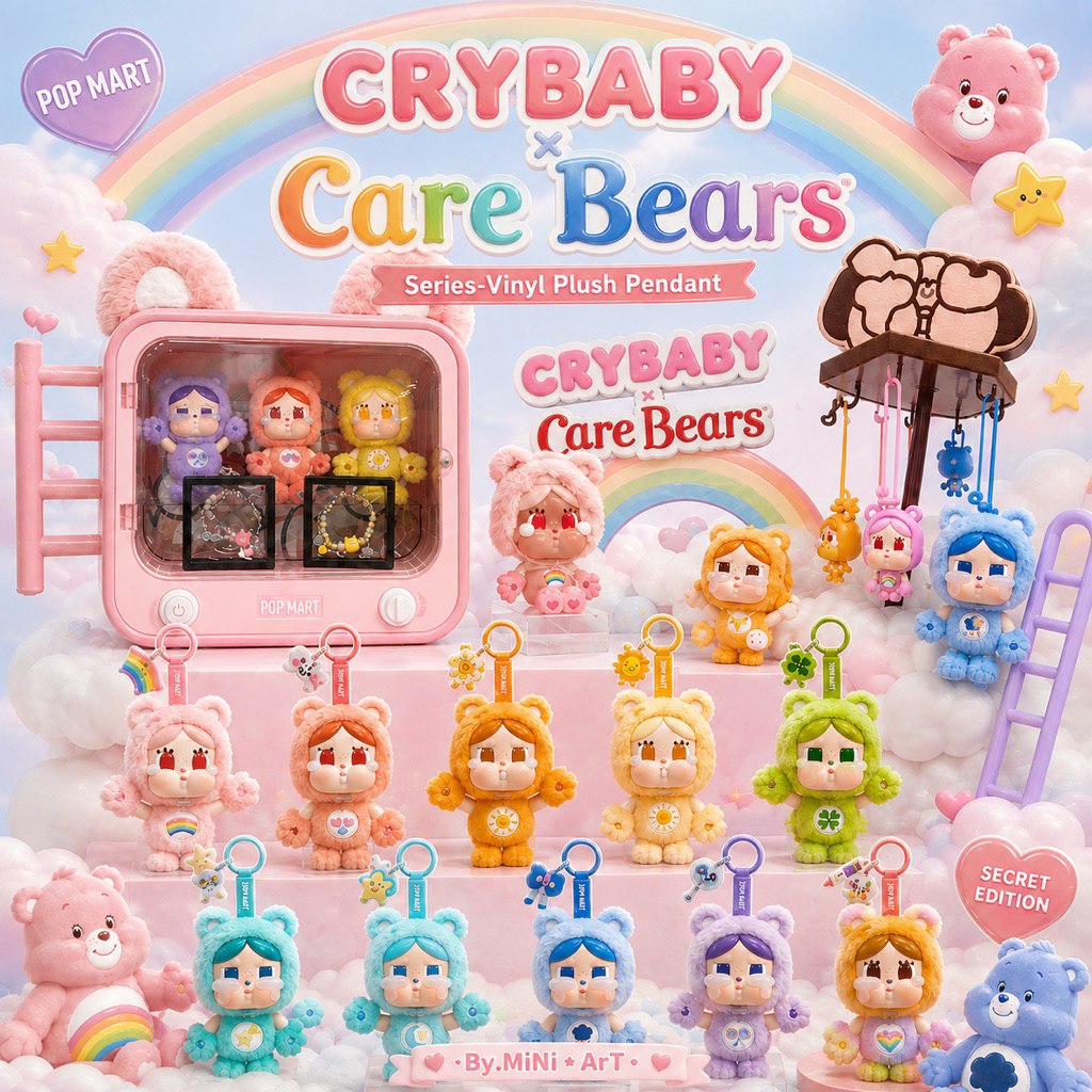 CRYBABY X Care Bears Series ( พร้อมส่งใน🇹🇭 )