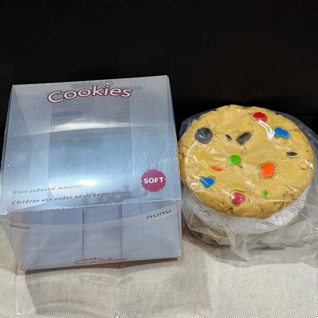 (ของแท้/มือ1) Nunu Jumbo Cookie Squishy สกุชชี่นูนู คุกกี้ยักษ์ ชิ้นใหญ่มาก หอม สโลว์