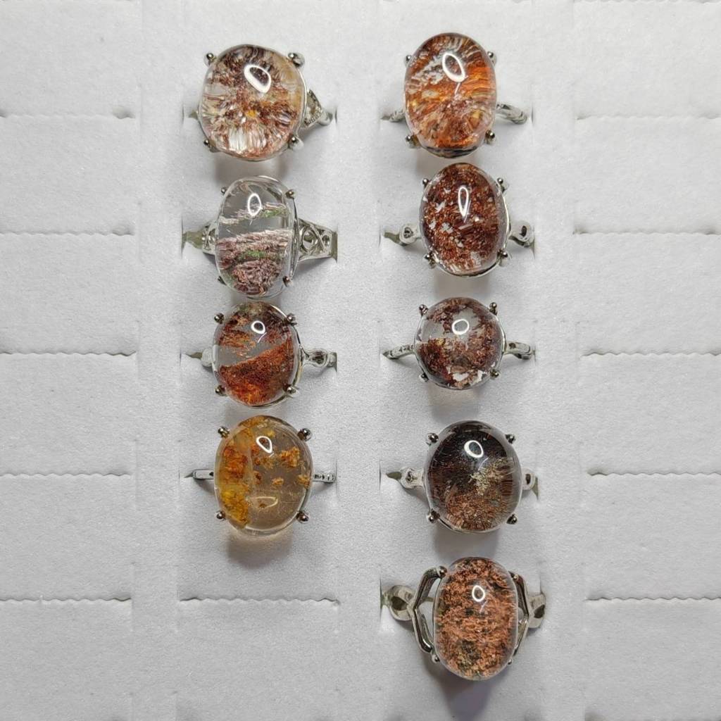 แหวนโป่งข่ามธรรมชาติแท้ (Garden Quartz) หินแห่งพลังงานและการดึงดูดสิ่งดีๆ
