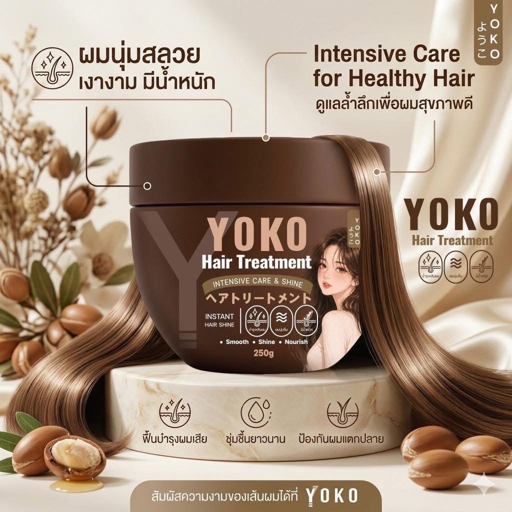 โยโก๊ะ ชุดแชมพูยาจีน (1เซต มี 3ชิ้น) YOKO Chinese Herbal Set รูปที่ 9