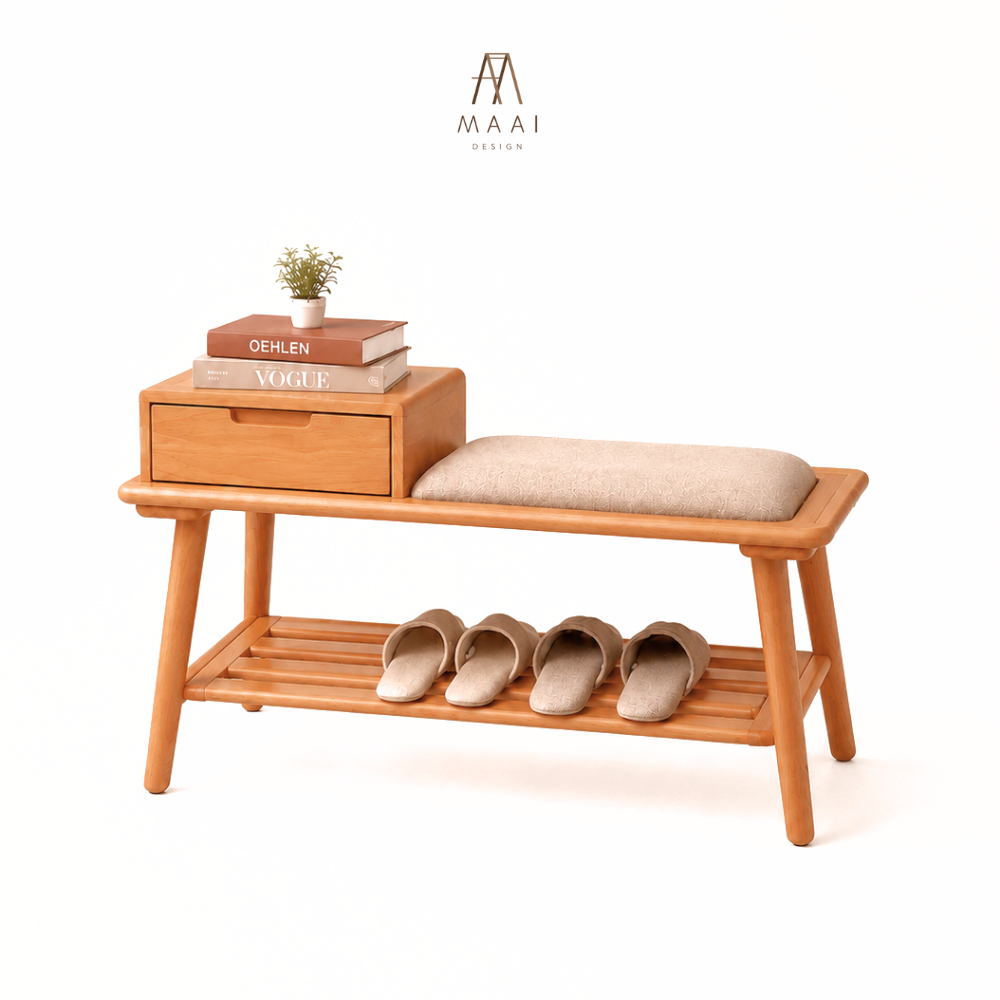 MAAI Design Kutsu bench ชั้นวางรองเท้าพร้อมที่นั่ง