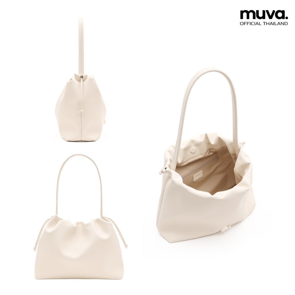 MUVA حقيبة كتف جلد طبيعي CLOUD POUCH — صورة 7