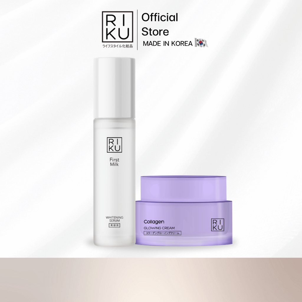 RIKU First Milk เซรั่มนมเกาหลี + ครีมคอลลาเจน ผิวดูกระจ่างใส เติมความเด้ง อิ่มฟู ดูเรียบเนียน — صورة 2