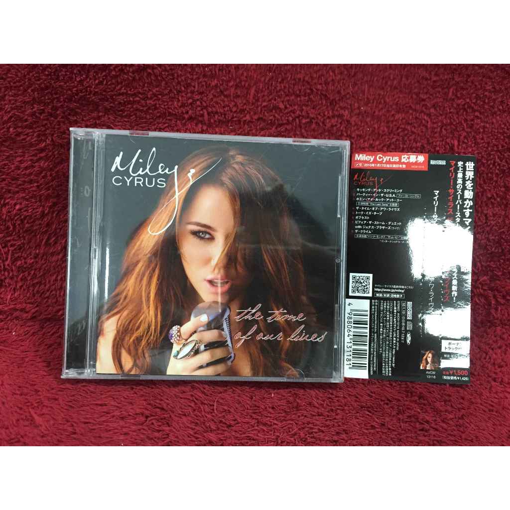 CD Miley Cyrus – The Time Of Our Lives สภาพตามรูปปก AA348-103
