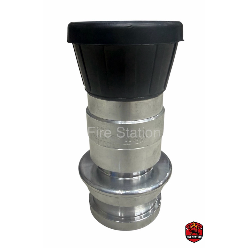 หัวฉีดดับเพลิงแบบปรับฝอย (สวมเร็ว) 2.5“ (อลูมิเนียม/ทองเหลืองชุบโครเมี่ยม)