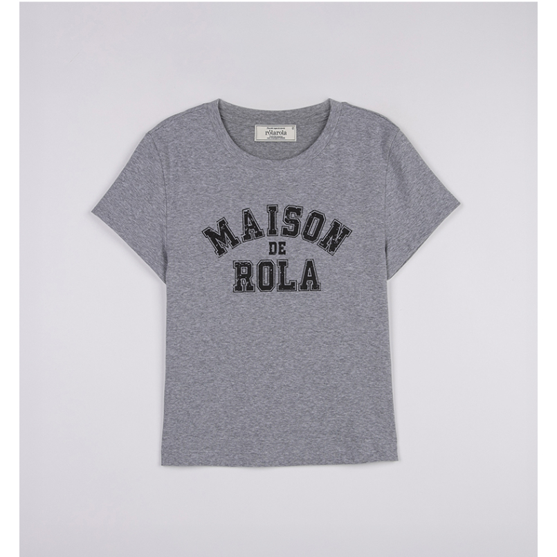 ROLAROLA - ROLA LOGO MINI T-SHIRT ( BLUE , MELANGE GRAY , YELLOW ) — صورة 6