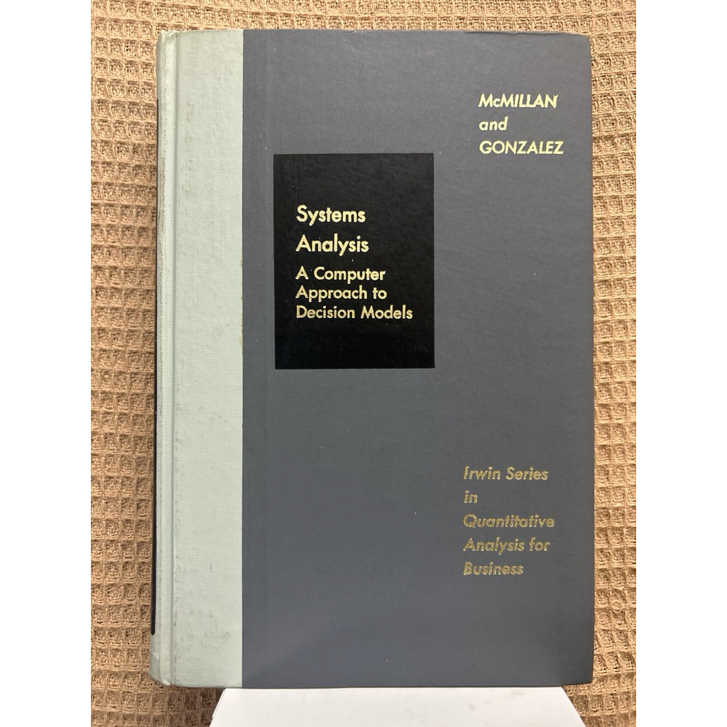 Systems Analysis: A Computer Approach to Decision Models มือสอง