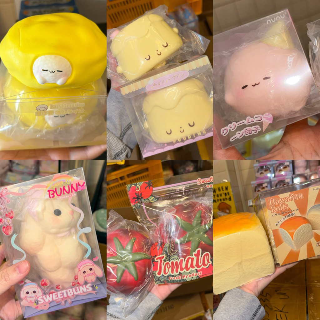 ‼️พร้อมส่ง สกุชชี่ รวมแบรนด์ ของแท้ สโลว์ เนื้อหนึบ | Squishy brand คัดโดย Salmonsunny