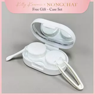 [สินค้าใหม่] Kitty Kawaii Contact Lens : Nong Chat Gray - คอนแทคเลนส์รายเดือน