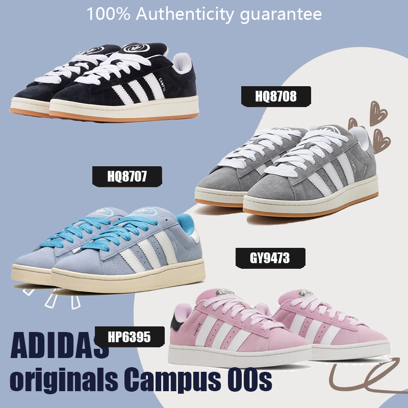 💯แท้-สต็อก🎁originals Campus 00s รองเท้าผ้าใบหุ้มส้นต่ำ แบบยูนิเซ็กส์ HQ8708/HQ8707/GY9473/HP6395