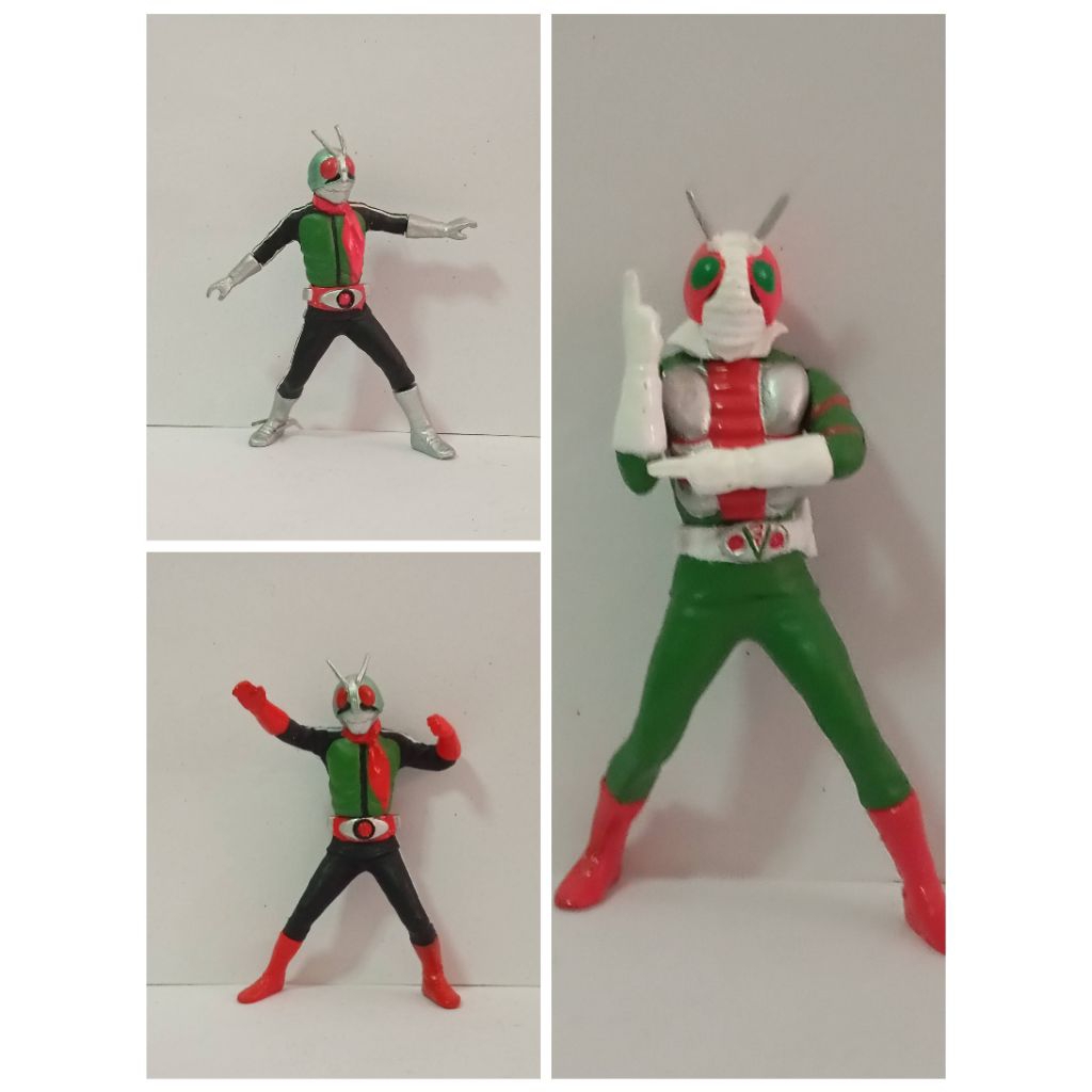 ฟิกเกอร์โมเดลกาชาปอง (HG Kamen Rider Gashapon)คาเมนไรเดอร์ V1 / V2และ V3 ขายแยกตัว