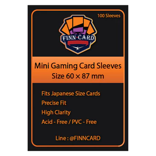 Sleeve สลีฟ ซองใสสำหรับใส่การ์ดเกมส์ ราคาถูก (MTG / One Piece / Pokemon / Yu-Gi-Oh! / Vanguard/Battle Spirit เป็นต้น) SL
