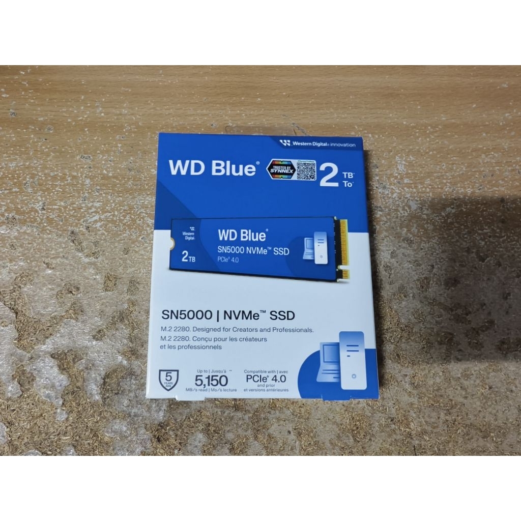 SSD NVMe WD Blue SN5000 2TB มือหนึ่ง