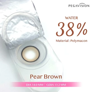PEGAVISION คอนแทคเลนส์สี รายเดือน รุ่น KAORI สี Pear Brown (2 เลนส์/กล่อง)