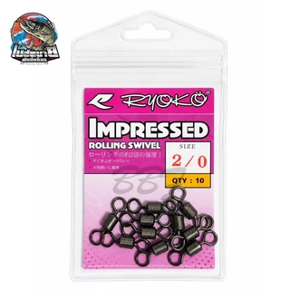 Ryoko lmpressed Rolling swivel ลูกหมุน สำหรับตกปลา ทน แข็งแรง เนื้องานเป็นสแตลเลส ทนต่อการกัดกร่อน มาตรฐานญี่ปุ่น