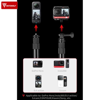 Motowolf MDL3531 ขากล้อง ที่จับกล้องติดจักรยาน ที่ยึดกล้องติดมอไซค์ยาว ยึดแน่นหนา ขายึดกล้อง