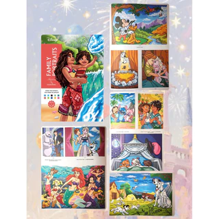 อัพเดทลายใหม่พร้อมส่ง✅ สมุดระบายสีตามตัวเลข ดิสนีย์ Disney mystery colouring book