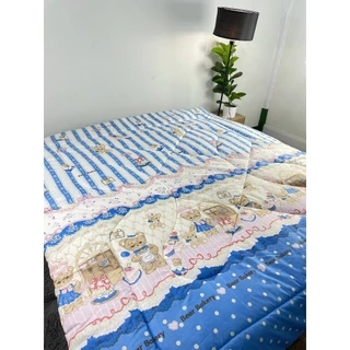 Aใหม่ ผ้าห่ม 6 ฟุต (180x200cm) ผ้าคอตตอน ใยสังเคราะห์คุณภาพดี นุ่มฟูสบาย ระบายอากาศดี ไม่ร้อน ไม่อับชื้น
