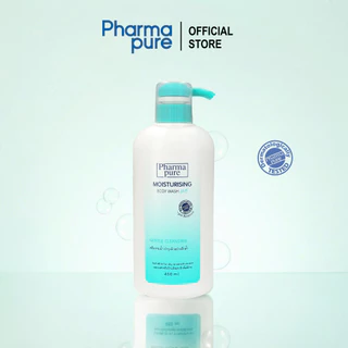 PharmaPure Body Wash 450 ml.ครีมอาบน้ำสูตรอ่อนโยน พร้อมบำรุงสำหรับทุกสภาพผิวและผิวแพ้ง่าย