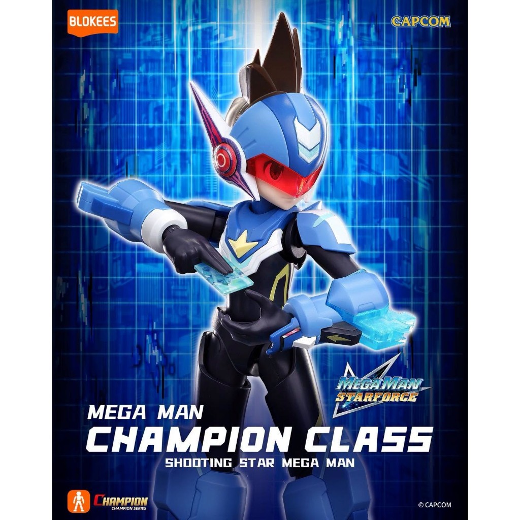 (พร้อมส่ง) Blokees | MegaMan Star Force 75710 Champion Class 01 - Ryusei (แก่โมเดล)