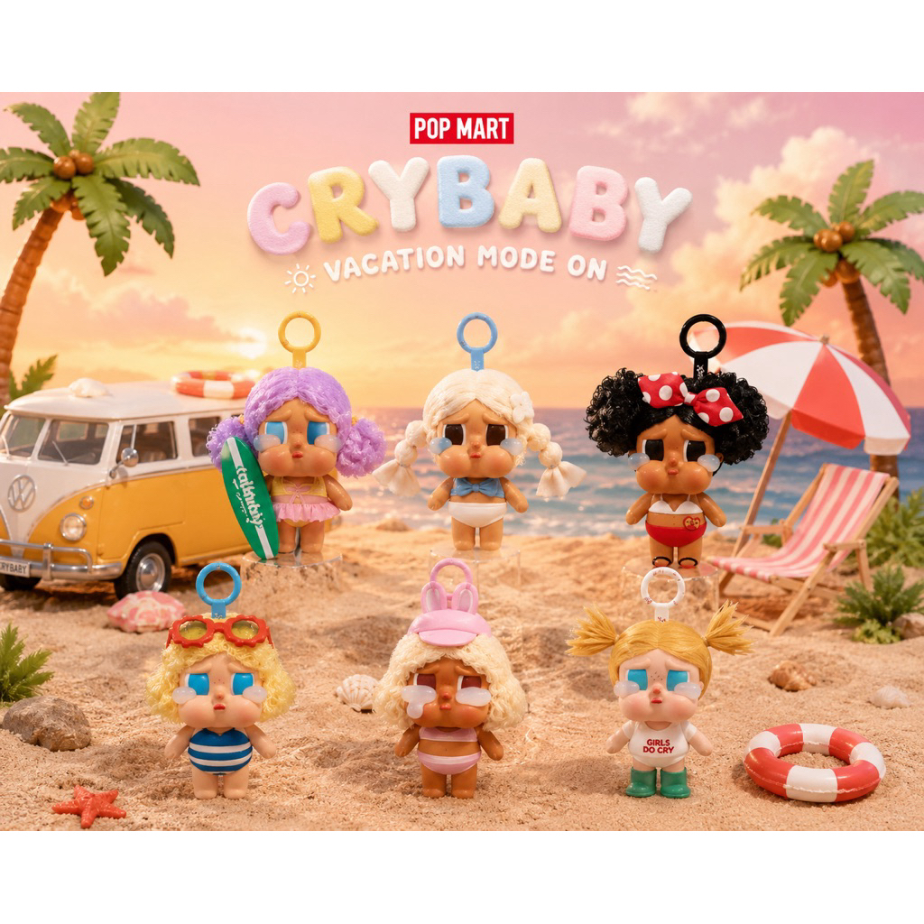 CRYBABY​ Vocation Mode​ On​ Series​ เช็คการ์ด ของแท้​ ​ พร้อมส่ง