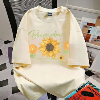 「งานเกรดพรีเมียม งานเกรด A」เสื้อยืดคอกลมผู้หญิง เสื้อ ผญ แฟชั่น เสื้อยืดแขนสั้นผู้หญิง คอตตอนแท้ ระบายอากาศดี #62