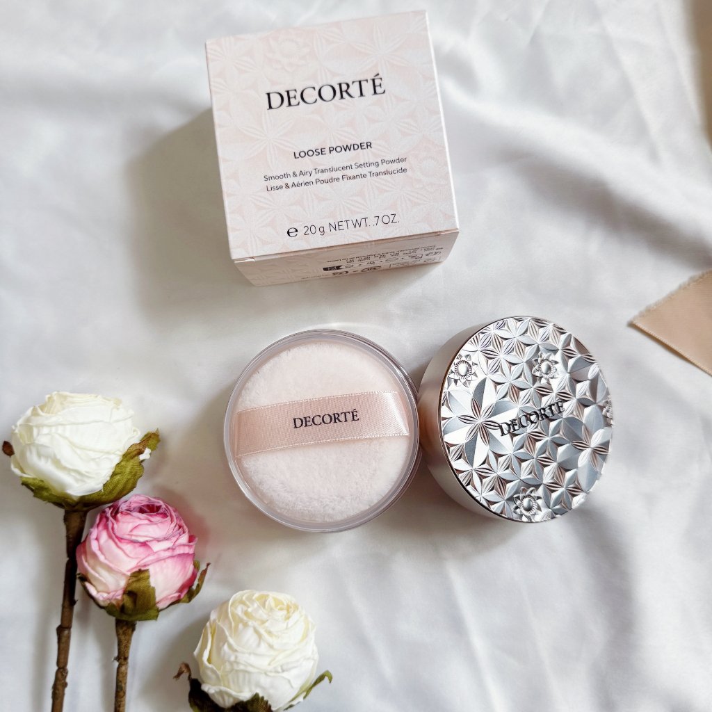 ใหม่เอี่ยม ของแท้ พร้อมส่ง Decorte Loose Powder 20g #00 #101 แป้งเบสเมคอัพ เนื้อบางเบา หน้าใส พร้อมพัฟ