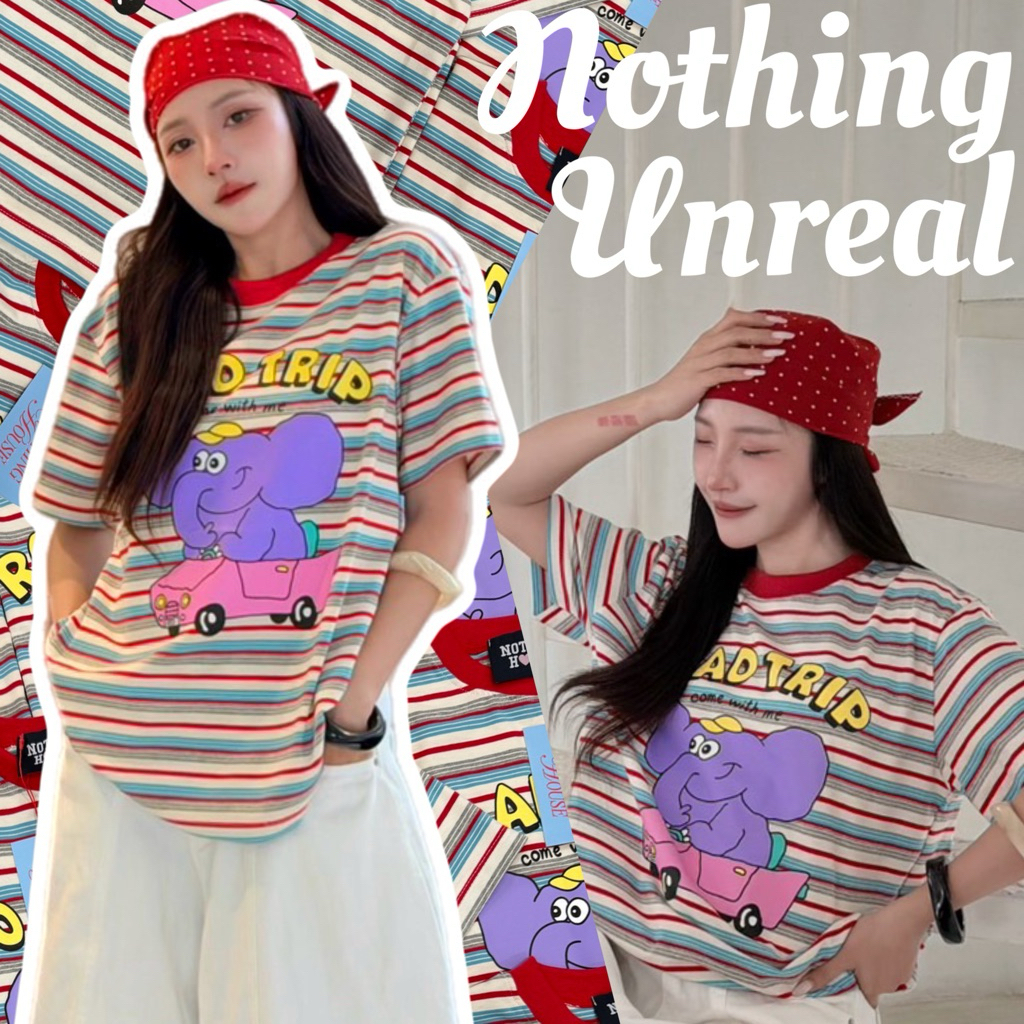 NOTHING HOUSE & Ureal เสื้อ oversize เก็บเงินปลายทาง
