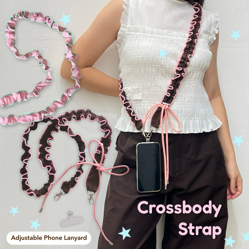 Crossbody Strap Adjustable Phone Lanyard สายคล้องโทรศัพท์ สายสะพายปรับสายได้